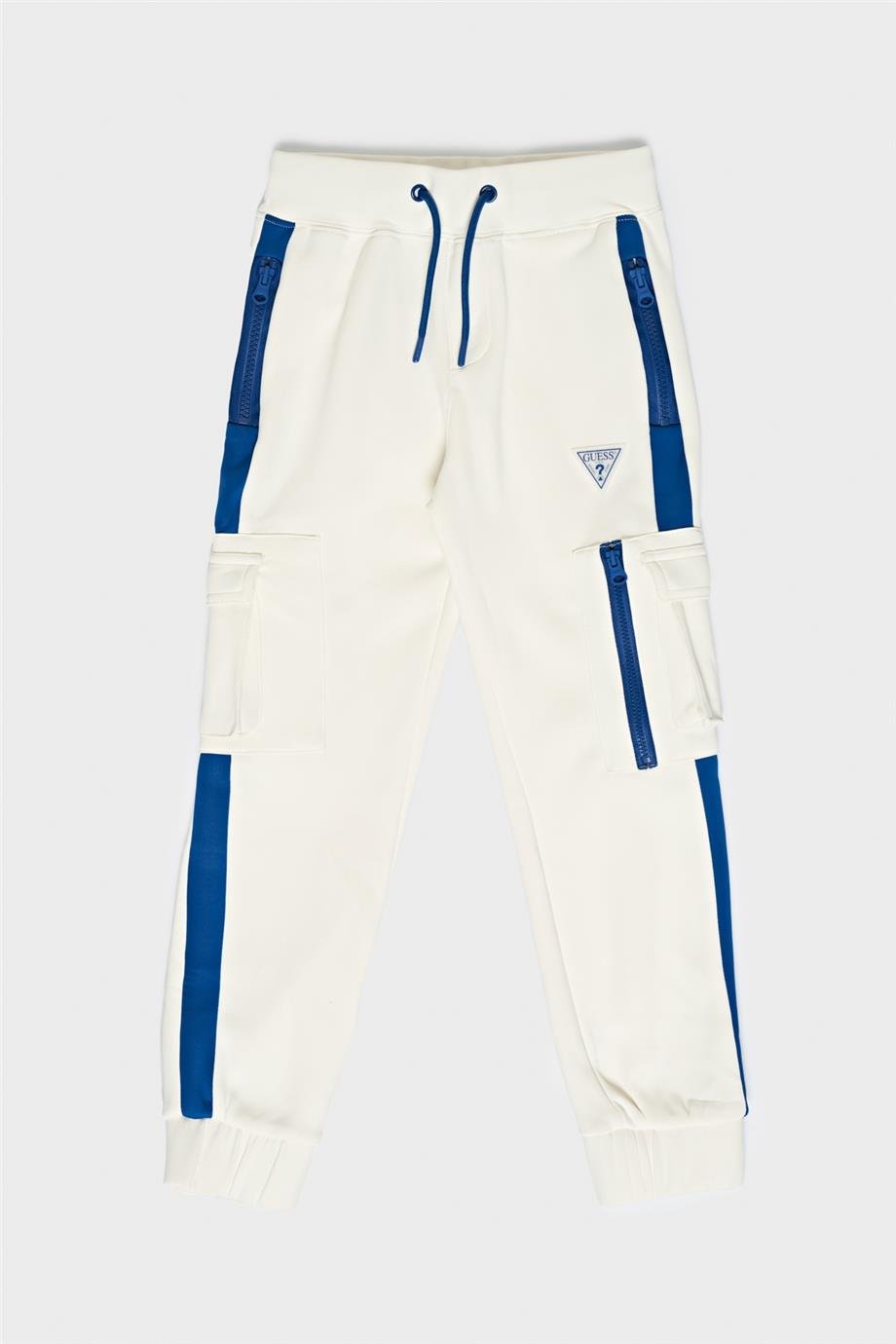 Guess Erkek Çocuk Kırık Beyaz Eşofman Altı