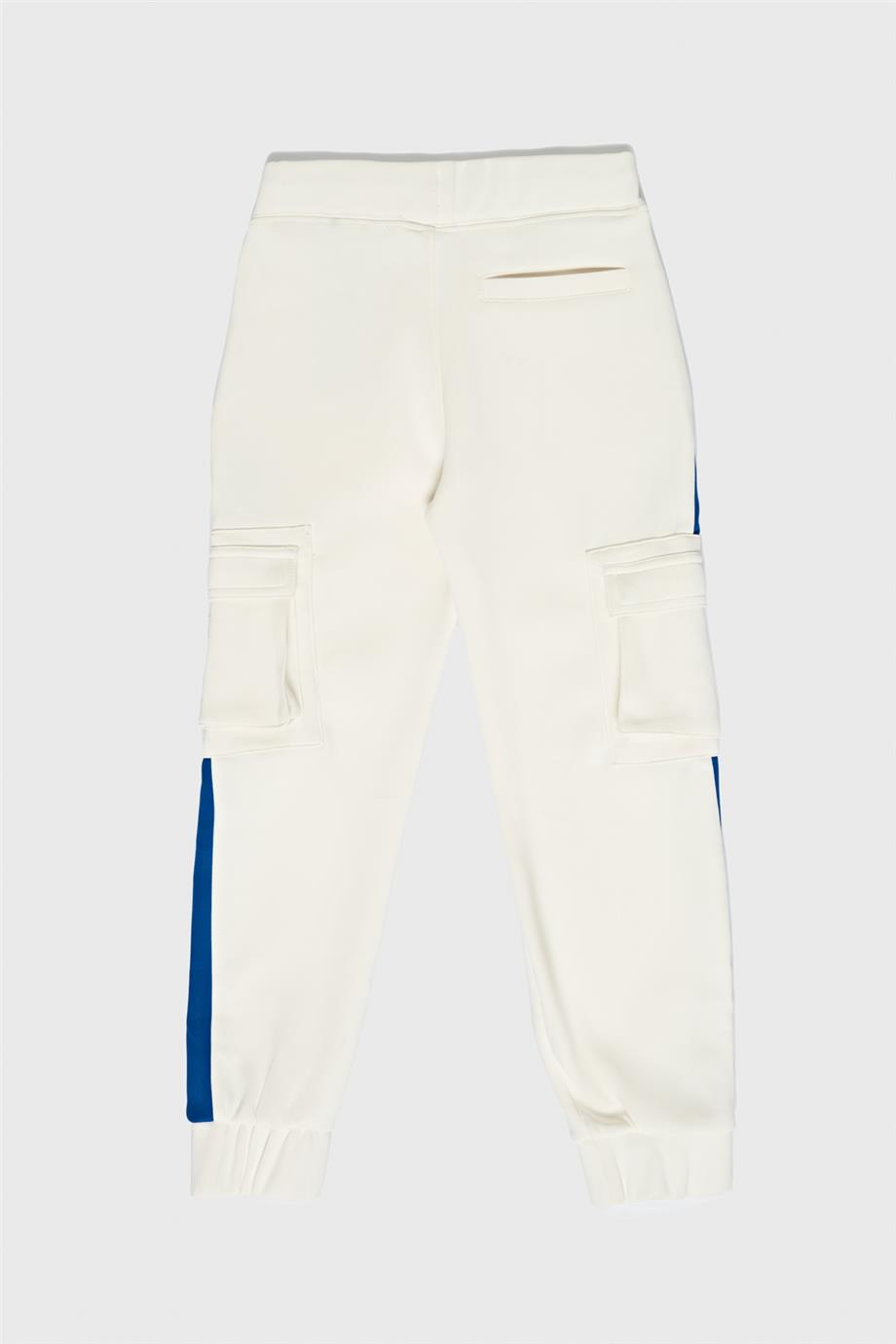 Guess Erkek Çocuk Kırık Beyaz Eşofman Altı