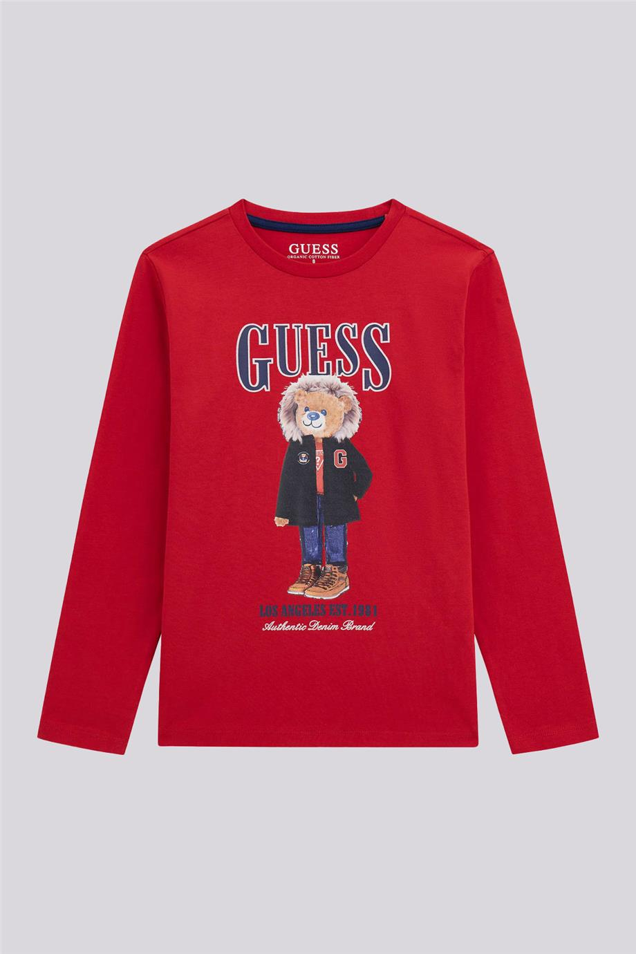 Guess Erkek Çocuk Kırmızı TshirtGuess Erkek Çocuk Kırmızı Tshirt