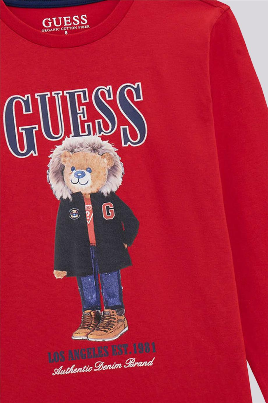 Guess Erkek Çocuk Kırmızı TshirtGuess Erkek Çocuk Kırmızı Tshirt