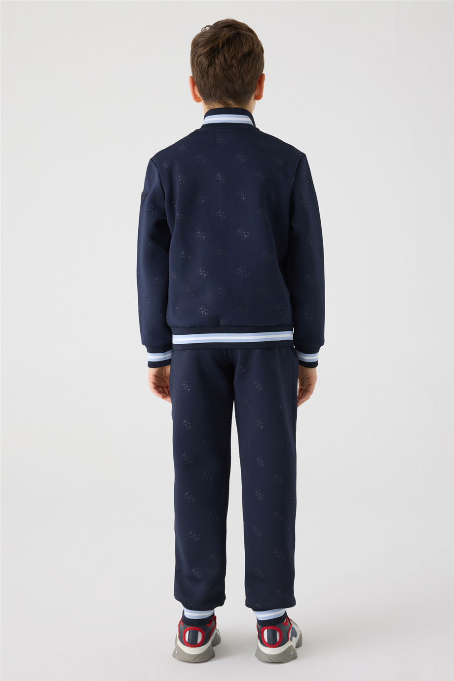 Guess Boy Navy Blue Tracksuit TopGuess Boy Navy Blue Tracksuit Top