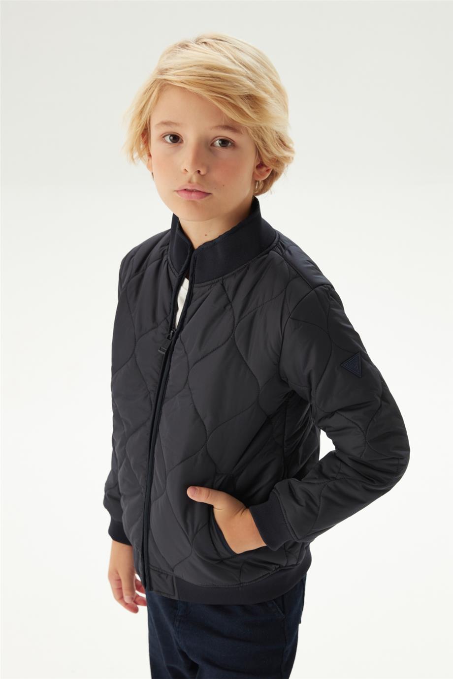 Guess Erkek Çocuk Lacivert Mont