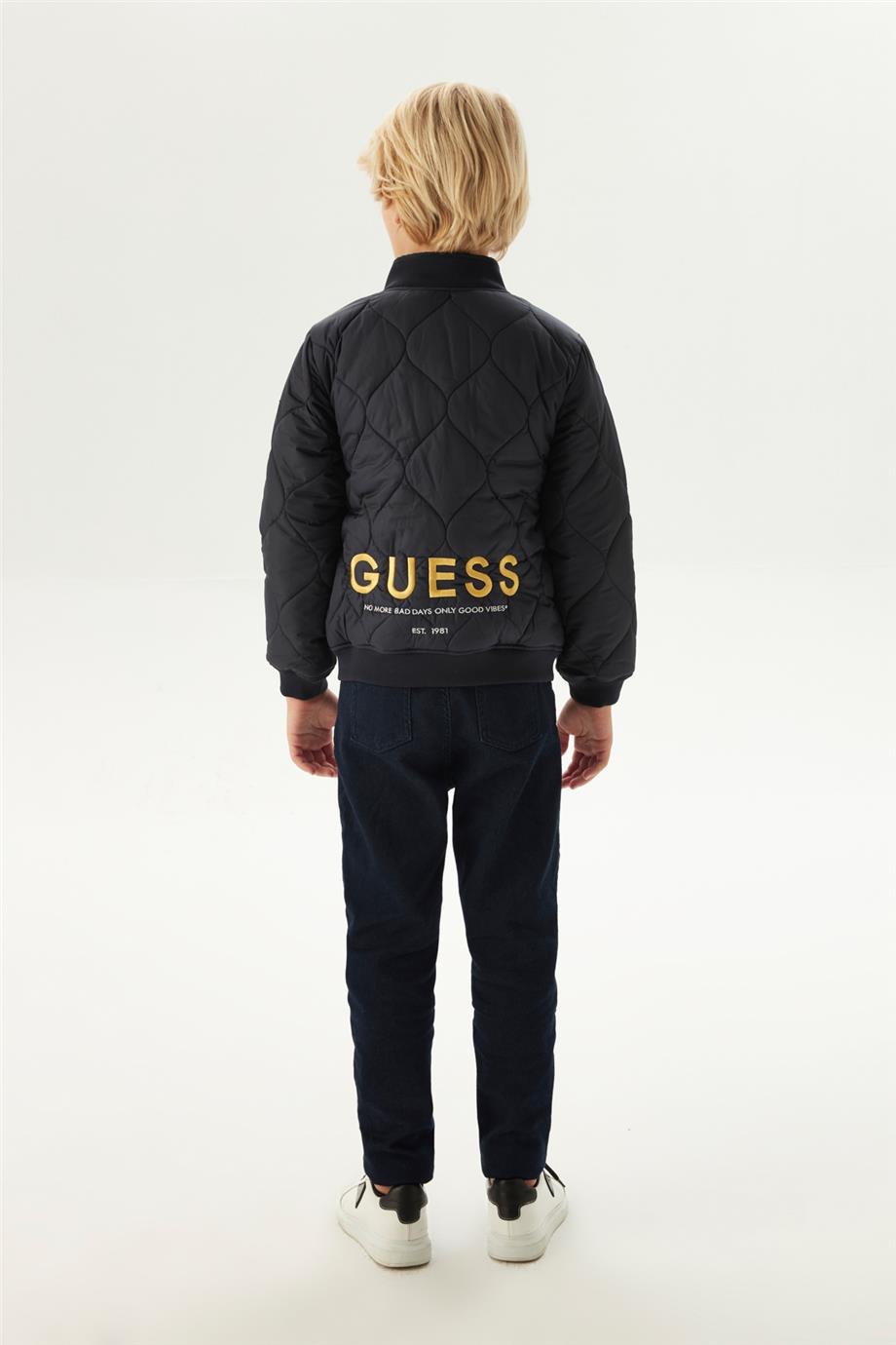 Guess Erkek Çocuk Lacivert Mont