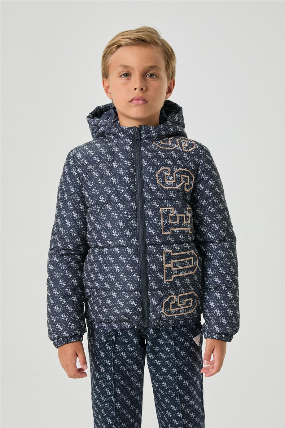 Guess Erkek Çocuk Lacivert MontGuess Erkek Çocuk Lacivert Mont