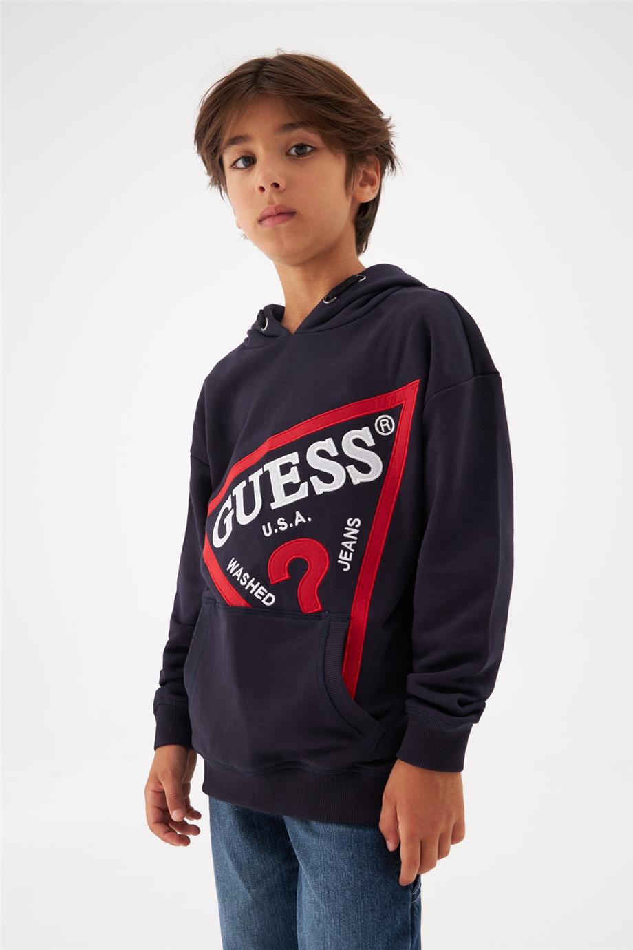 Guess Erkek Çocuk Lacivert Sweatshirt