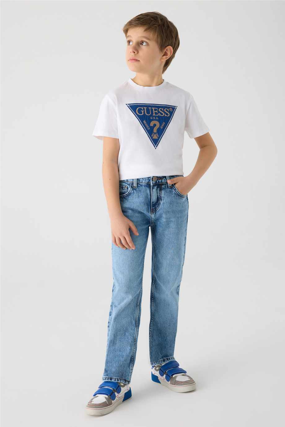 Guess Erkek Çocuk Mavi PantolonGuess Erkek Çocuk Mavi Pantolon