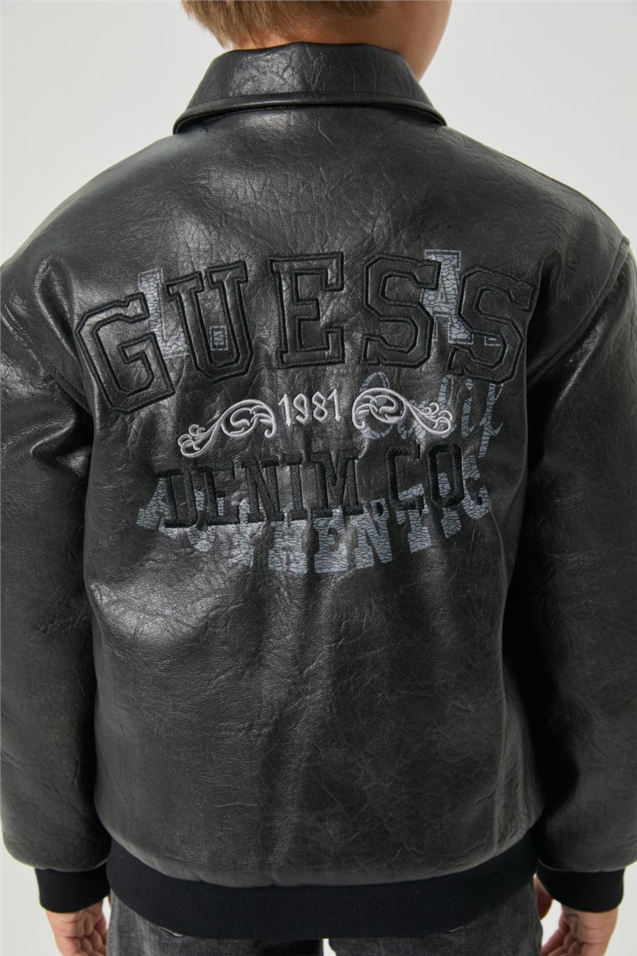 Guess Erkek Çocuk Siyah CeketGuess Erkek Çocuk Siyah Ceket
