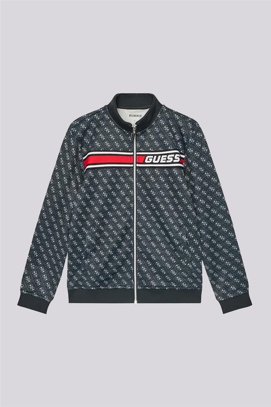 Guess Erkek Çocuk Siyah Eşofman ÜstüGuess Erkek Çocuk Siyah Eşofman Üstü