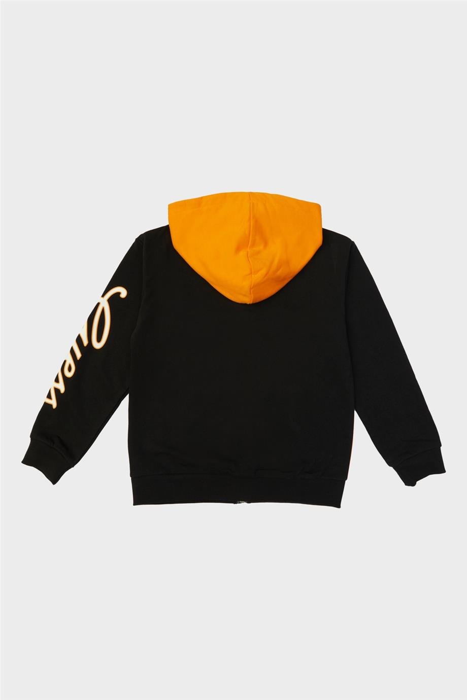 Guess Erkek Çocuk Siyah Turuncu Sweatshirt