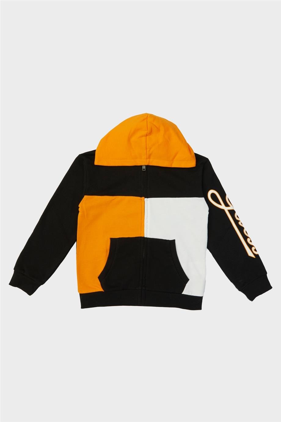 Guess Erkek Çocuk Siyah Turuncu Sweatshirt