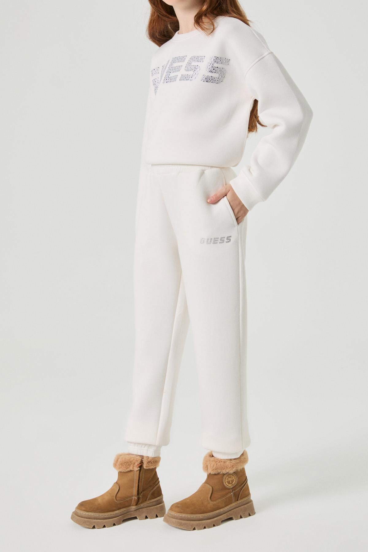 Guess Kız Çocuk Baskılı Eşofman AltıGuess Kız Çocuk Baskılı Eşofman Altı