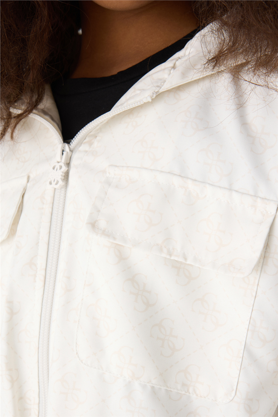 Guess Girl Beige WindbreakerGuess Girl Beige Windbreaker