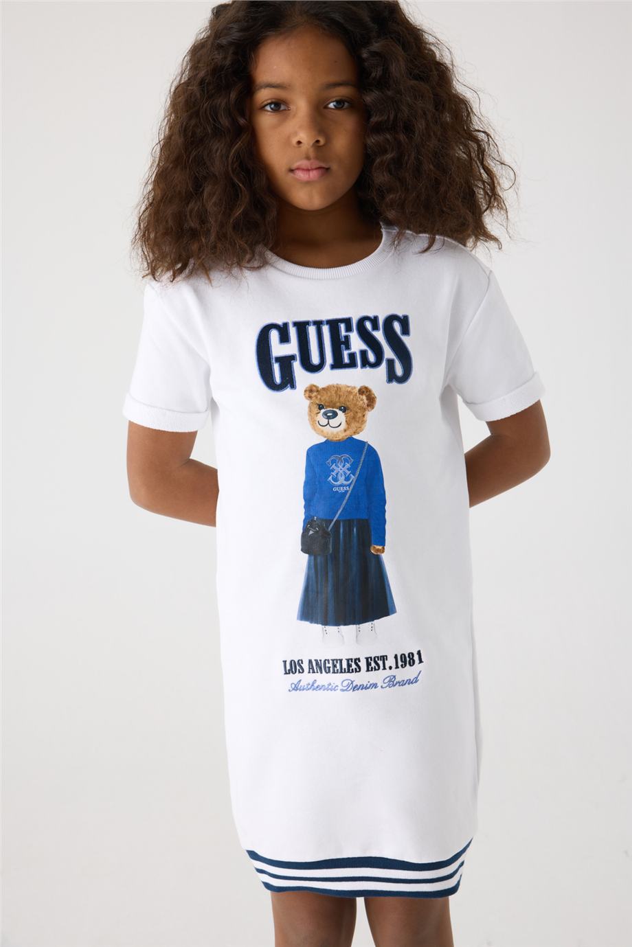 Guess Kız Çocuk Beyaz ElbiseGuess Kız Çocuk Beyaz Elbise