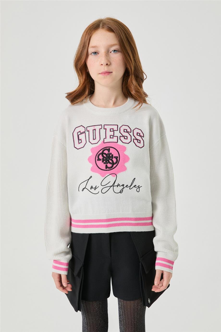 Guess Kız Çocuk Beyaz KazakGuess Kız Çocuk Beyaz Kazak