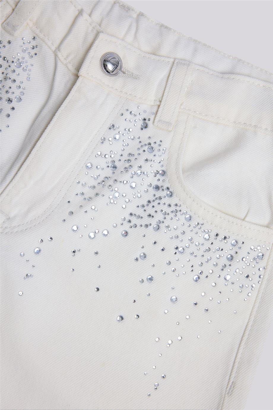 Guess Kız Çocuk Beyaz PantolonGuess Kız Çocuk Beyaz Pantolon