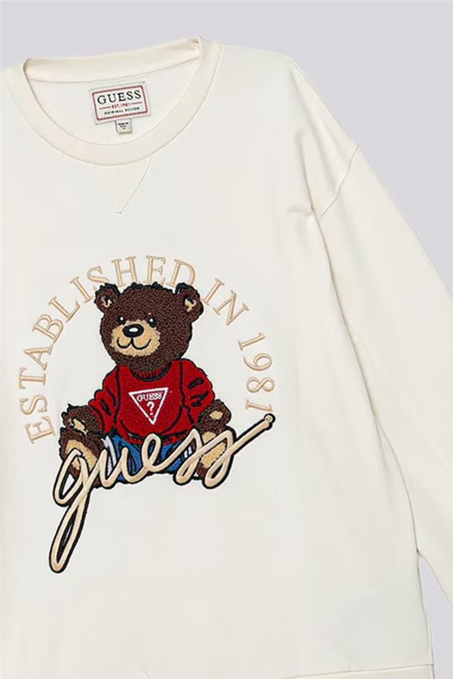 Guess Kız Çocuk Beyaz SweatshirtGuess Kız Çocuk Beyaz Sweatshirt