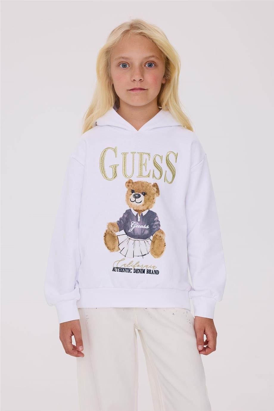 Guess Kız Çocuk Beyaz SweatshirtGuess Kız Çocuk Beyaz Sweatshirt