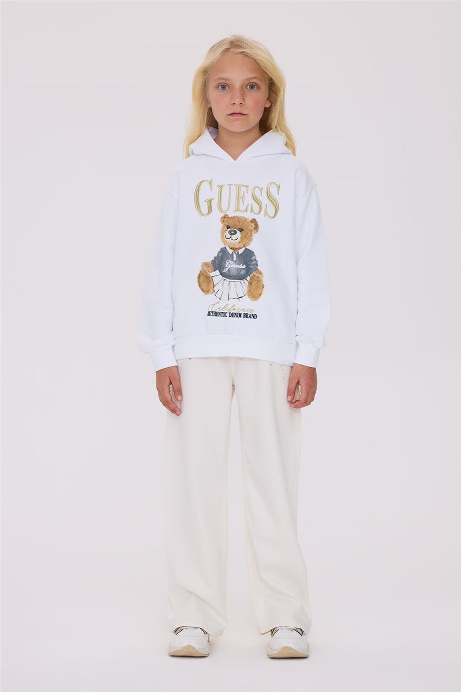 Guess Kız Çocuk Beyaz SweatshirtGuess Kız Çocuk Beyaz Sweatshirt