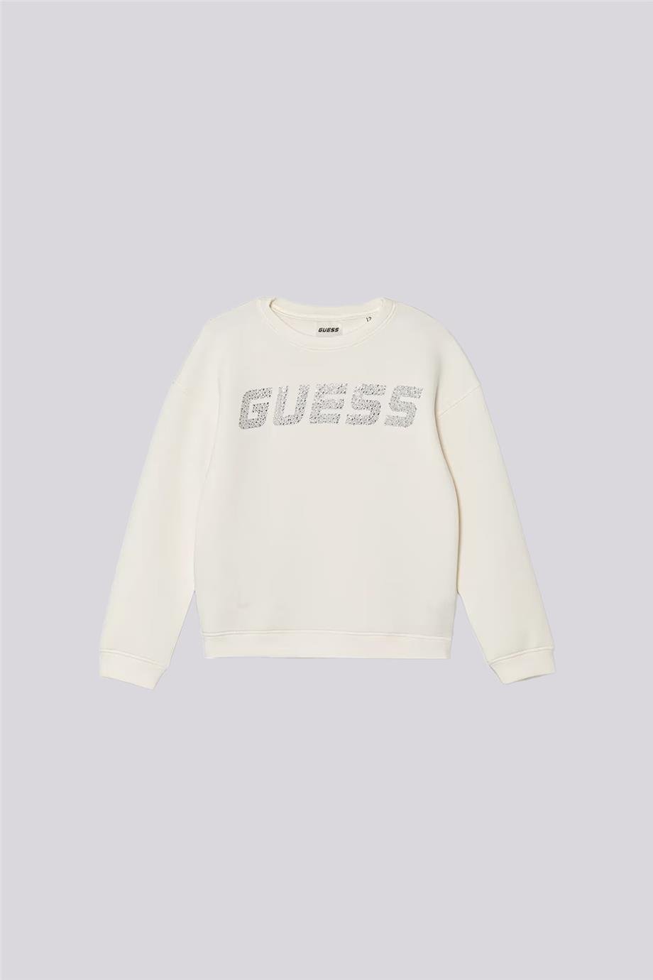 Guess Kız Çocuk Beyaz SweatshirtGuess Kız Çocuk Beyaz Sweatshirt