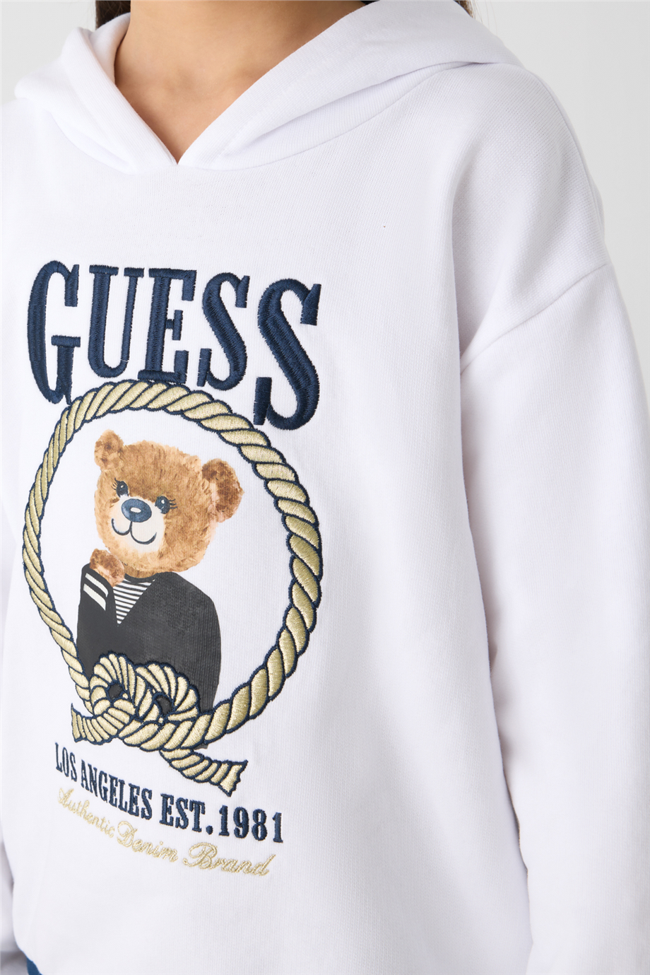 Guess Kız Çocuk Beyaz SweatshirtGuess Kız Çocuk Beyaz Sweatshirt