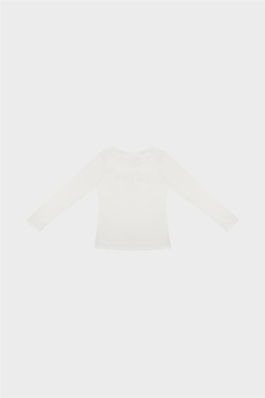Guess Kız Çocuk Beyaz Tshirt