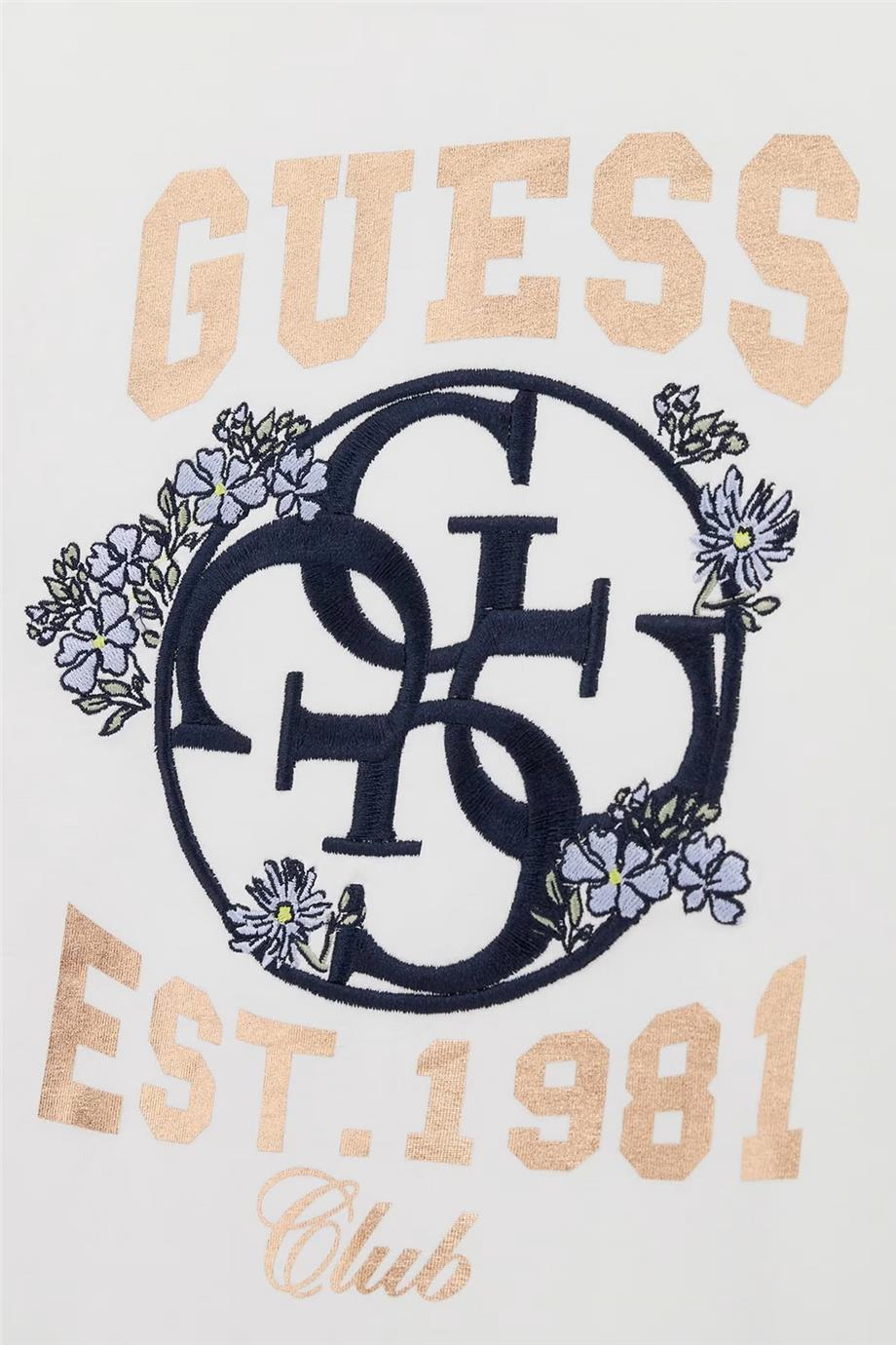 Guess Kız Çocuk Beyaz TshirtGuess Kız Çocuk Beyaz Tshirt