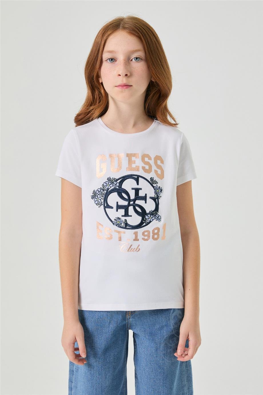 Guess Kız Çocuk Beyaz TshirtGuess Kız Çocuk Beyaz Tshirt
