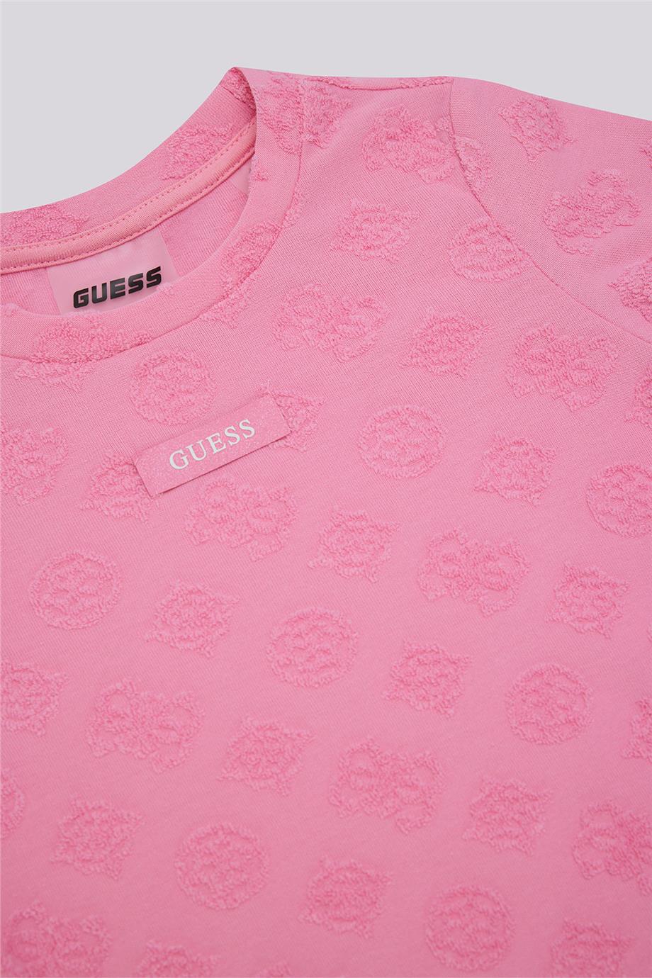 Guess Kız Çocuk Desenli ElbiseGuess Kız Çocuk Desenli Elbise