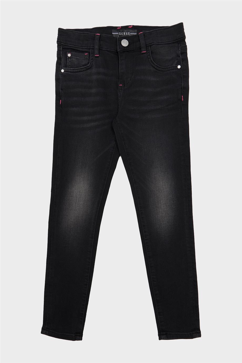 Guess Kız Çocuk Desenli Jean Pantolon