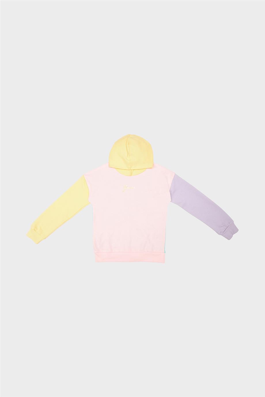 Guess Kız Çocuk Desenli Sweatshirt