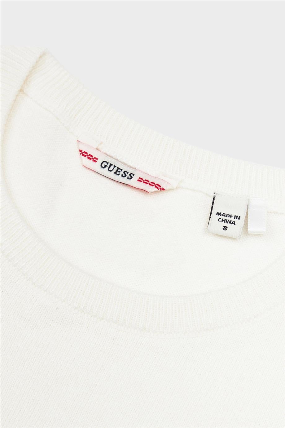 Guess Kız Çocuk Ekru Kazak