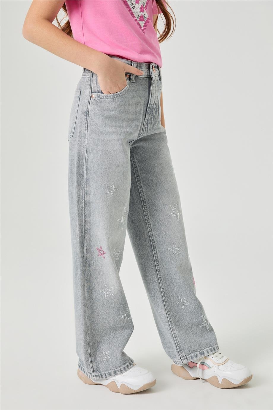 Guess Kız Çocuk Gri PantolonGuess Kız Çocuk Gri Pantolon