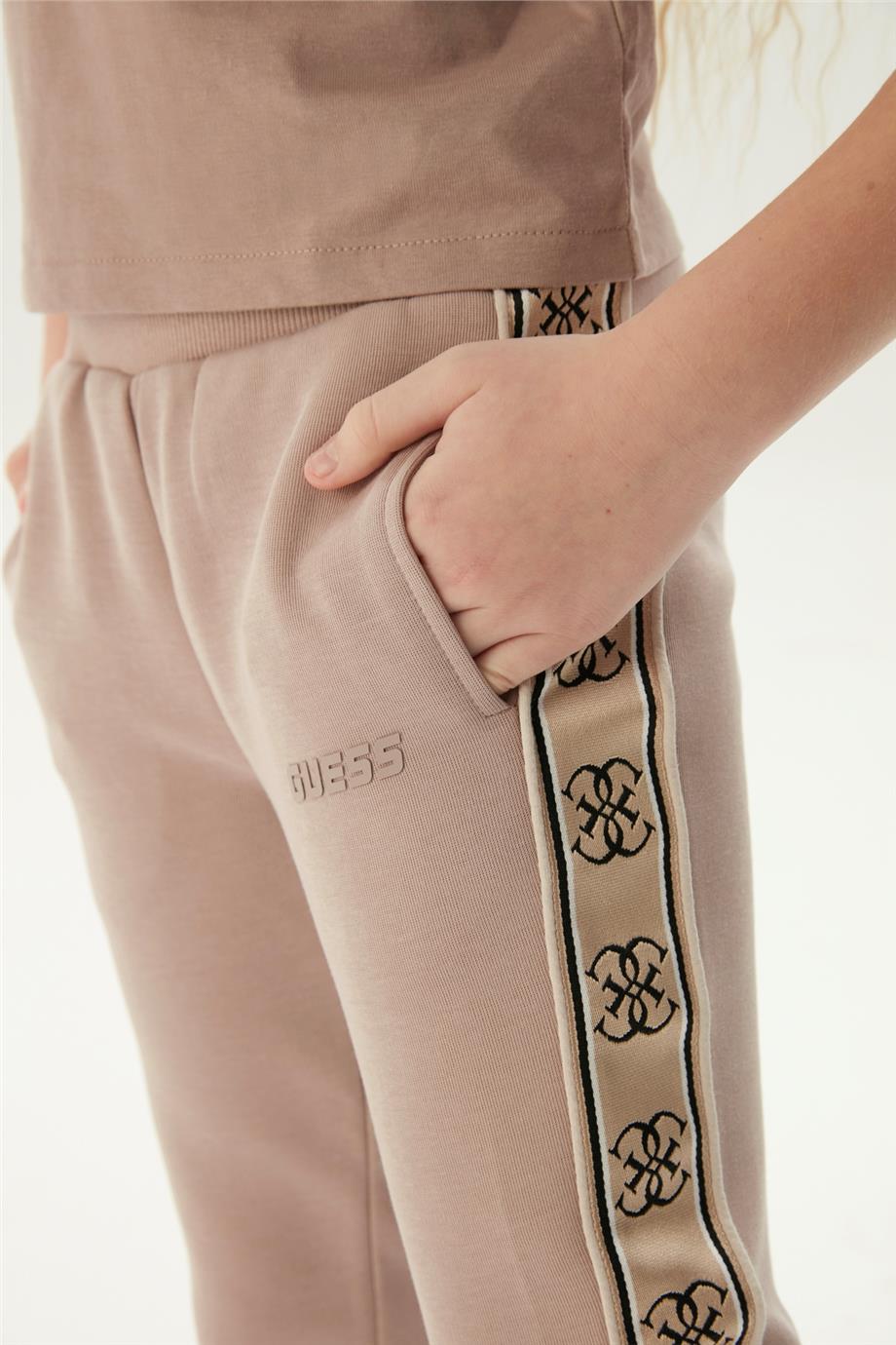 Guess Kız Çocuk Kahverengi Eşofman Altı