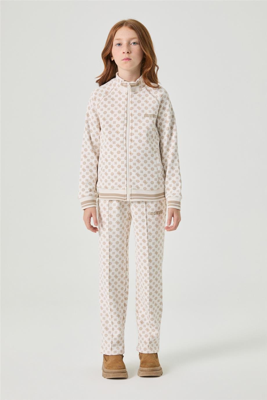 Guess Kız Çocuk Krem Eşofman ÜstüGuess Kız Çocuk Krem Eşofman Üstü