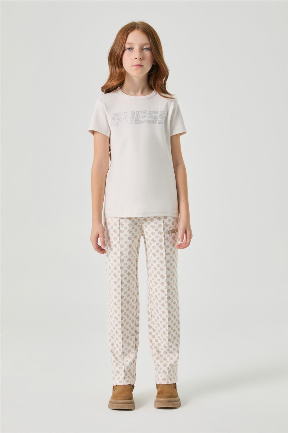 Guess Kız Çocuk Krem TshirtGuess Kız Çocuk Krem Tshirt