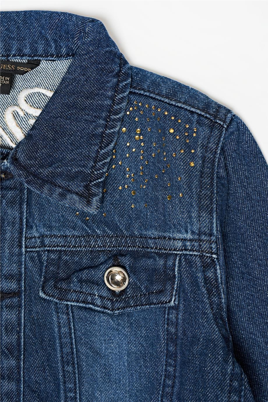 Guess Kız Çocuk Mavi Ceket