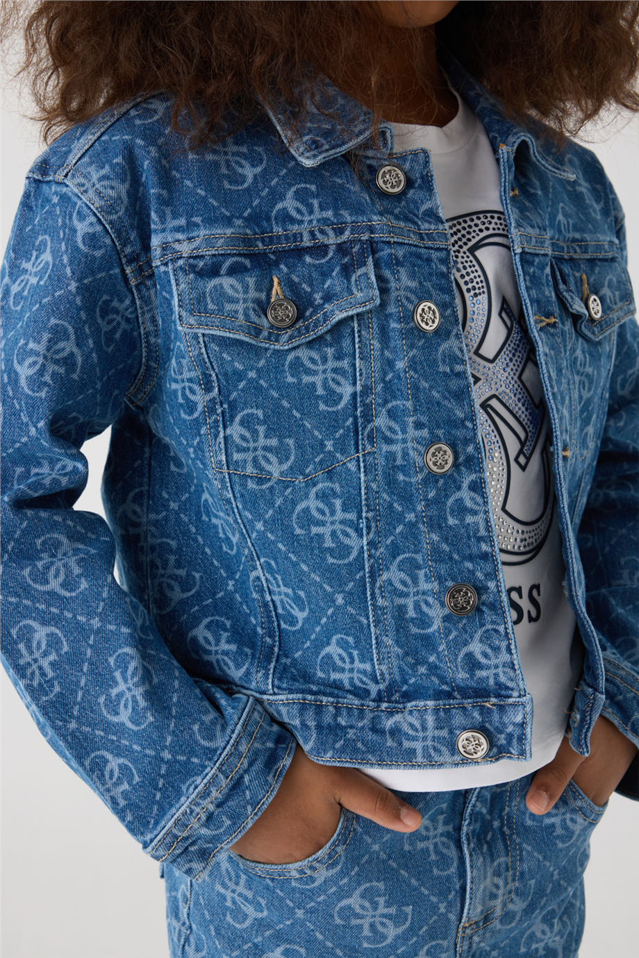 Guess Kız Çocuk Mavi CeketGuess Kız Çocuk Mavi Ceket