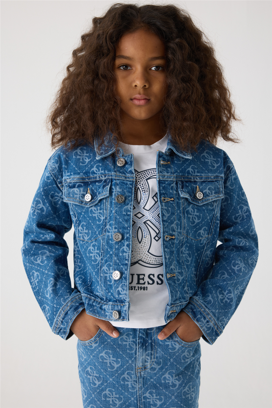 Guess Kız Çocuk Mavi CeketGuess Kız Çocuk Mavi Ceket