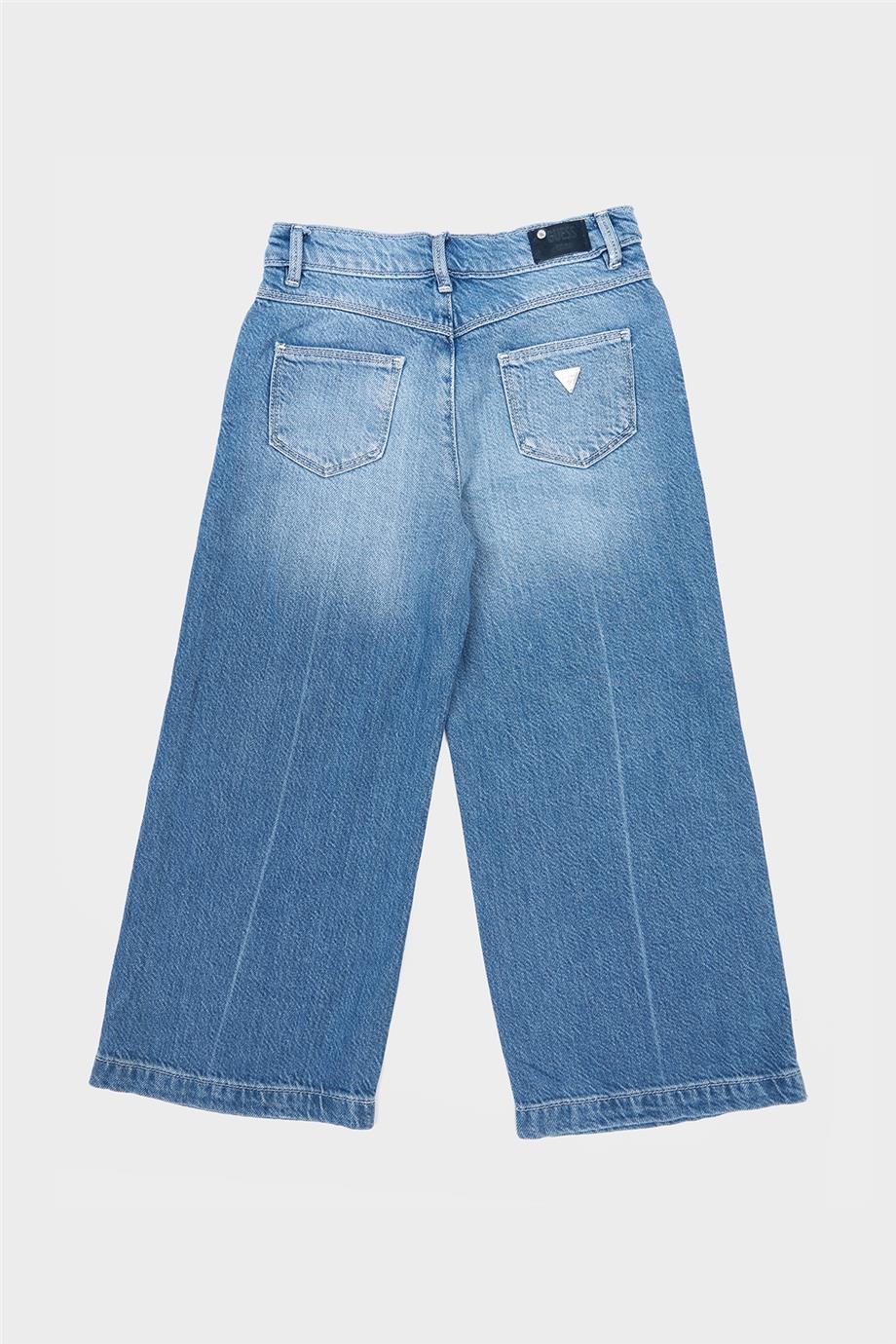 Guess Kız Çocuk Mavi Jean Pantolon