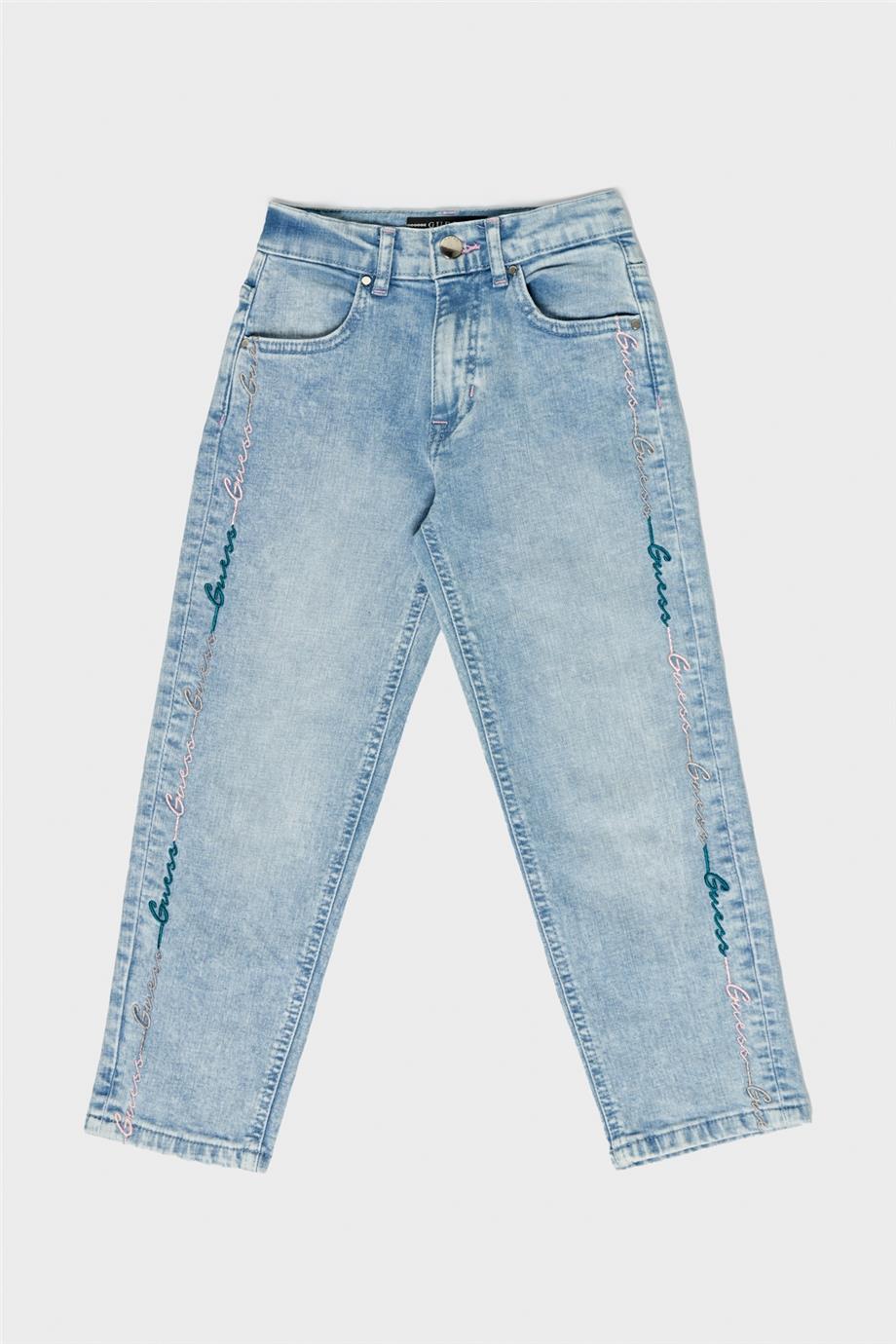 Guess Kız Çocuk Mavi Pantolon