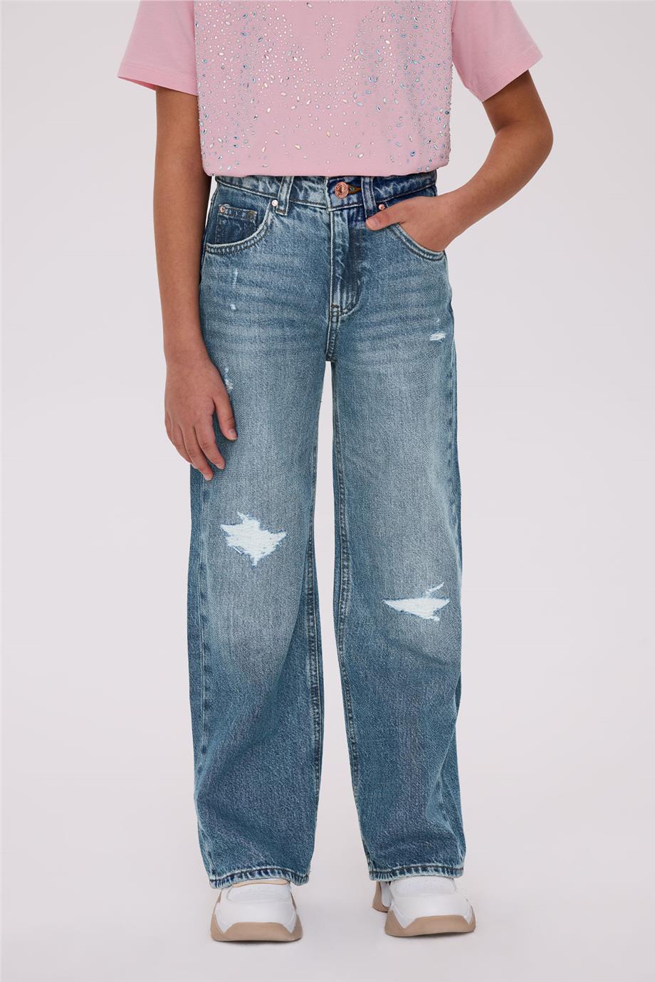 Guess Kız Çocuk Mavi PantolonGuess Kız Çocuk Mavi Pantolon