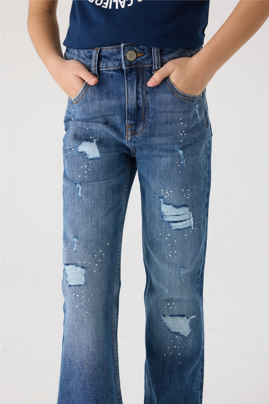 Guess Kız Çocuk Mavi PantolonGuess Kız Çocuk Mavi Pantolon