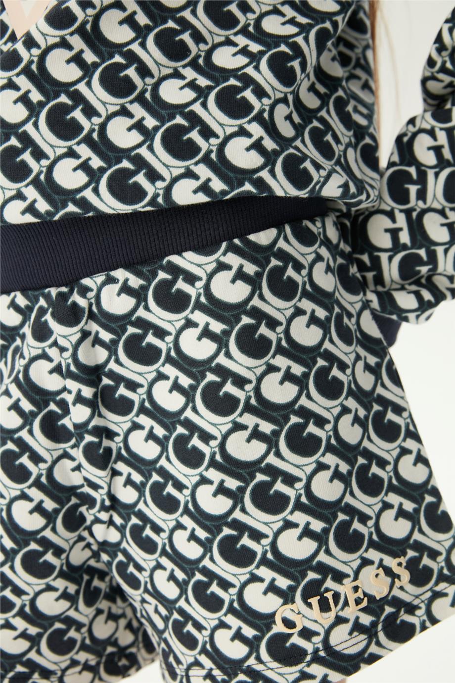 Guess Kız Çocuk Mavi Şort