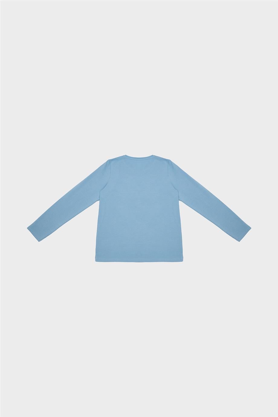 Guess Kız Çocuk Mavi Tshirt
