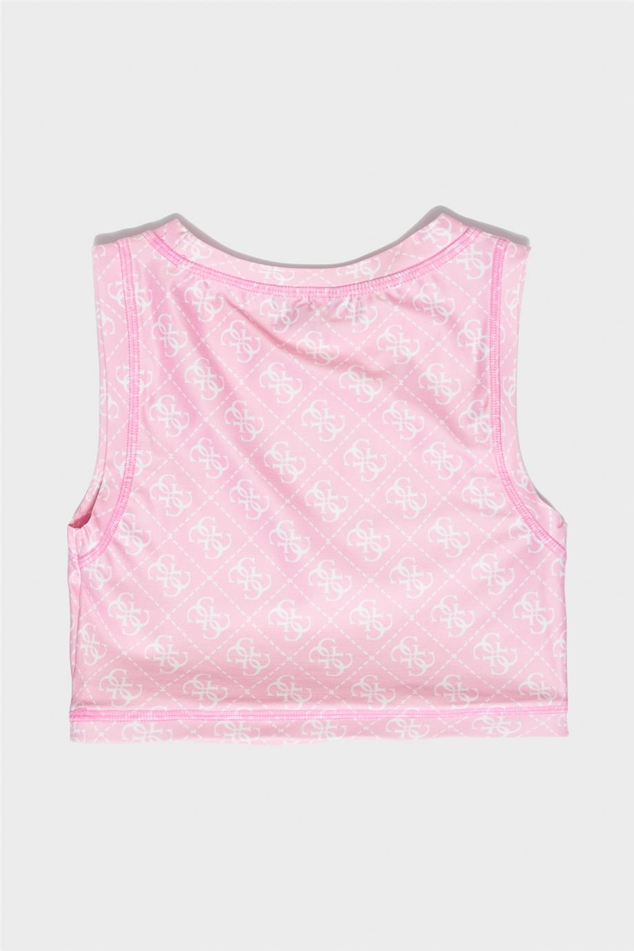 Guess Kız Çocuk Pembe Atlet