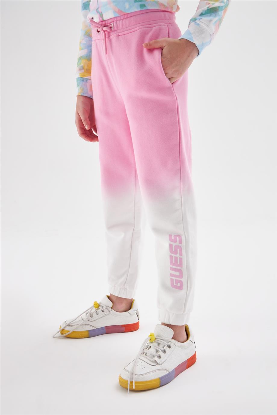 Guess Kız Çocuk Pembe Eşofman Altı