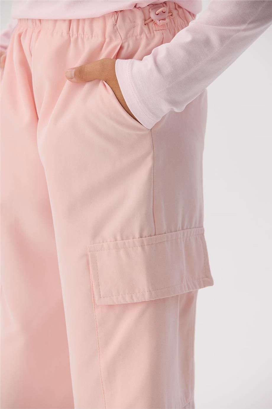 Guess Kız Çocuk Pembe Pantolon