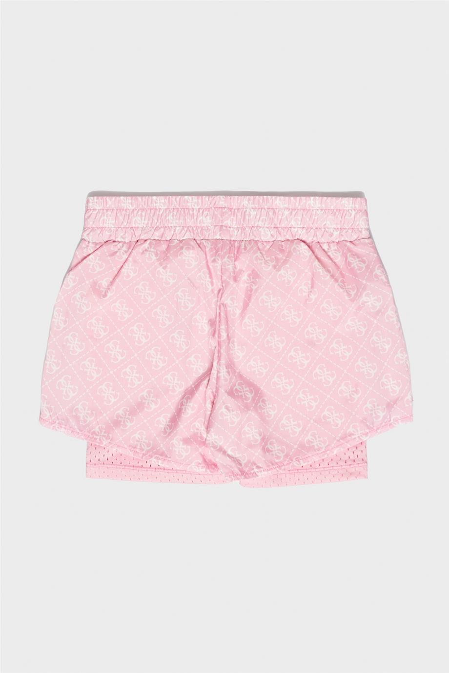 Guess Kız Çocuk Pembe Şort