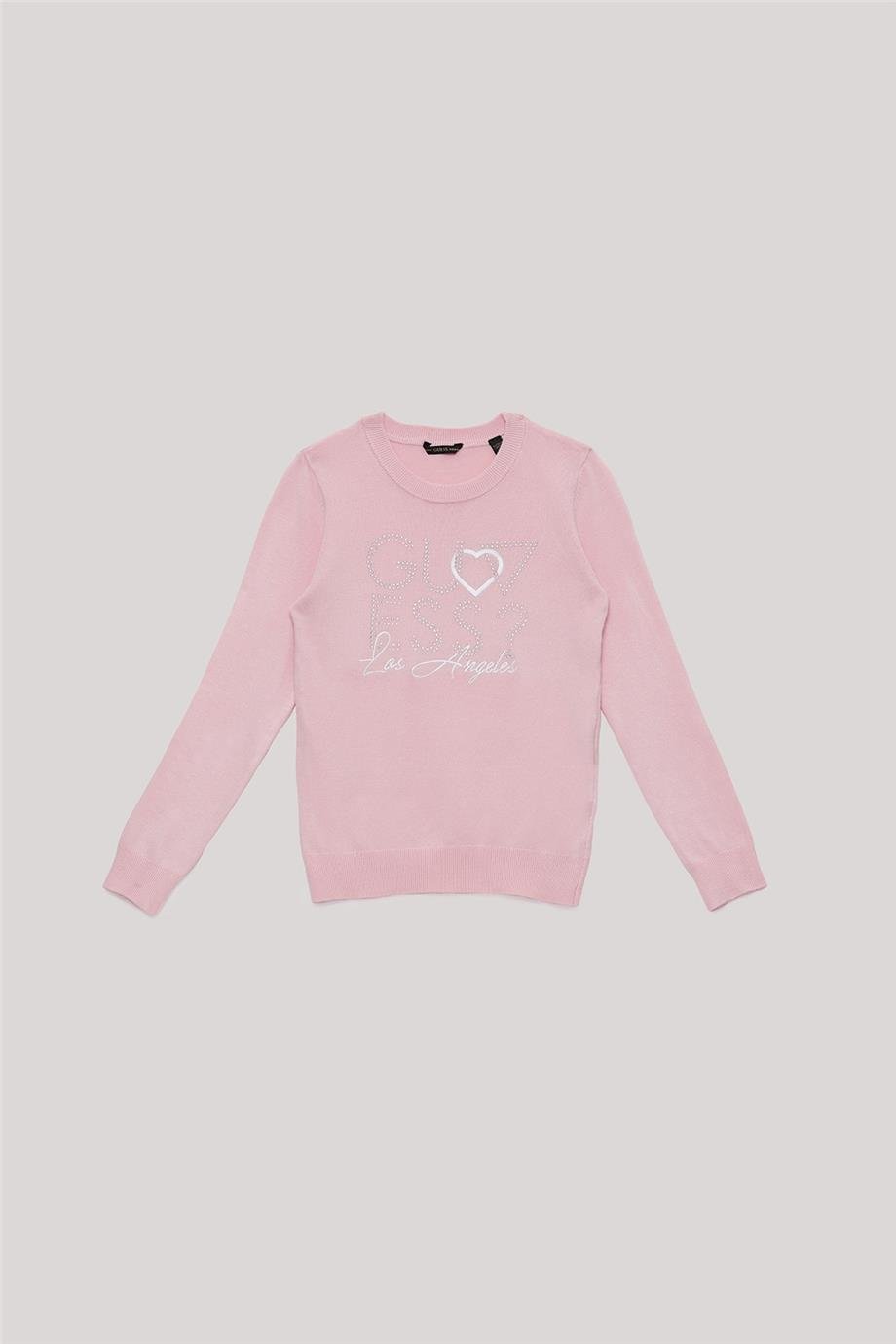 Guess Kız Çocuk Pembe Sweatshirt