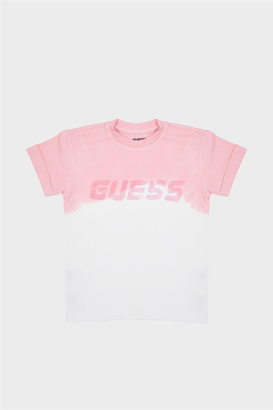Guess Kız Çocuk Pembe Tshirt